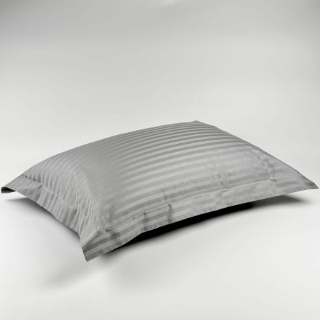 Наволочка сатинова з бортом IGLEN 50х70 стального кольору (5070SSLI)