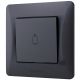 VIDEX BINERA VF-BNDB1-BG Кнопка звонка графит черный