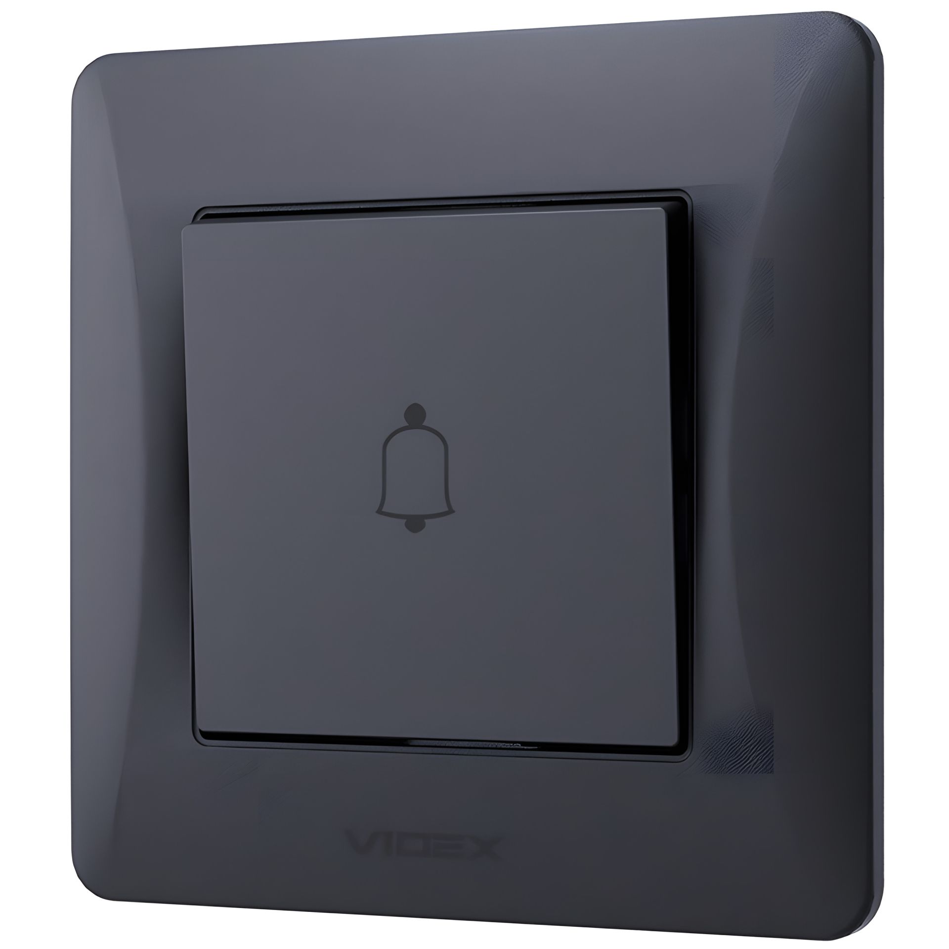 Кнопка звонка VIDEX BINERA VF-BNDB1-BG черный графит Кнопка звонка VIDEX BINERA VF-BNDB1-BG черный графит