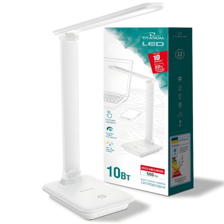 Настільна лампа TITANUM TLTF-009W 10W 3000-6500K з регулюванням яскравості та колірної температури