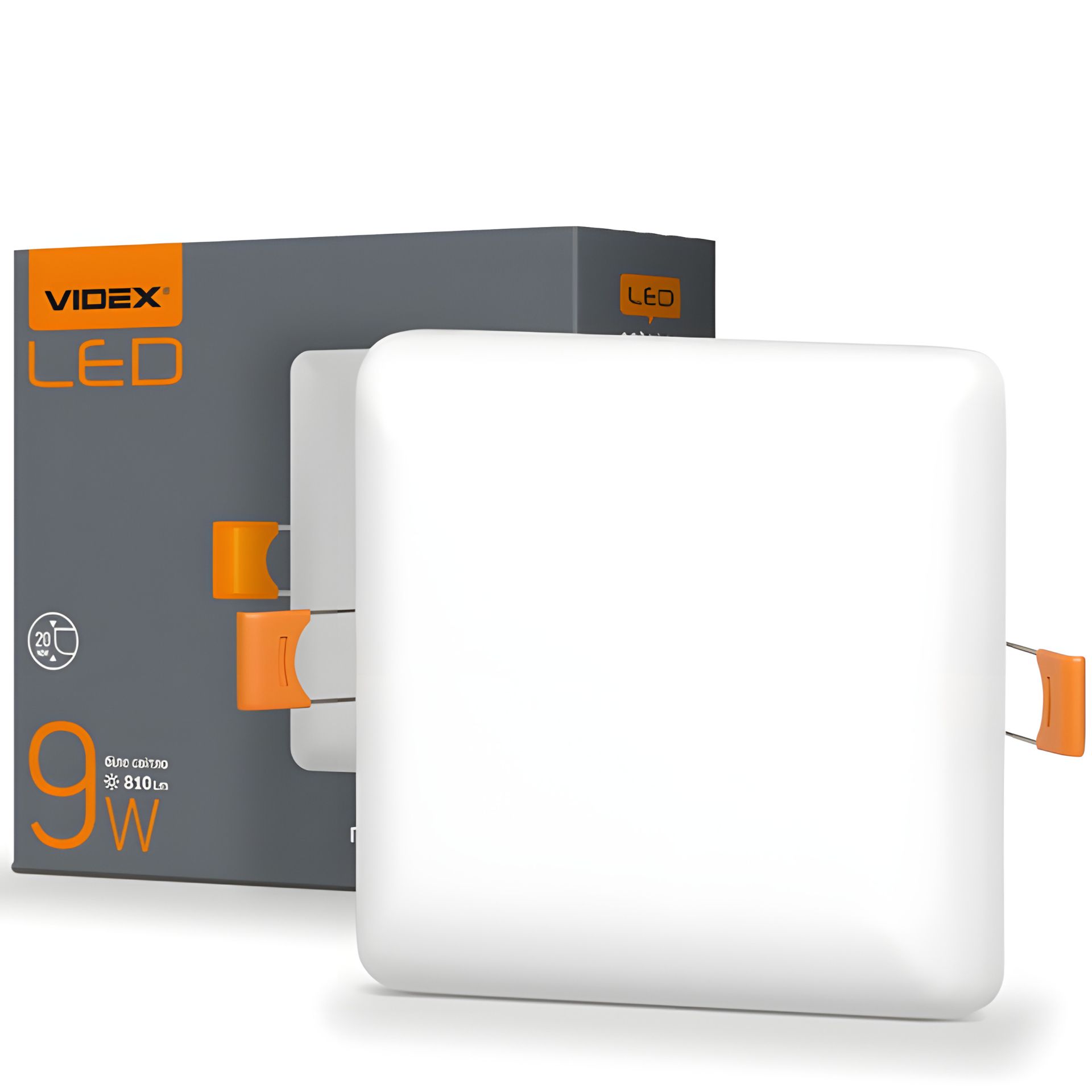 Встраиваемый квадратный безрамочный светильник VIDEX 9W 4100K VL-DLFS-094 Встраиваемый квадратный безрамочный светильник VIDEX 9W 4100K VL-DLFS-094