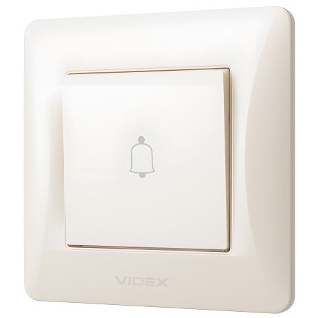 Звонковая кнопка VIDEX BINERA VF-BNDB1-CR кремовая