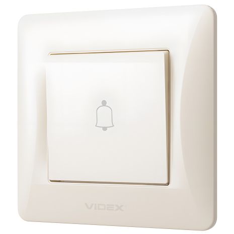Звонковая кнопка VIDEX BINERA VF-BNDB1-CR кремовая Звонковая кнопка VIDEX BINERA VF-BNDB1-CR кремовая