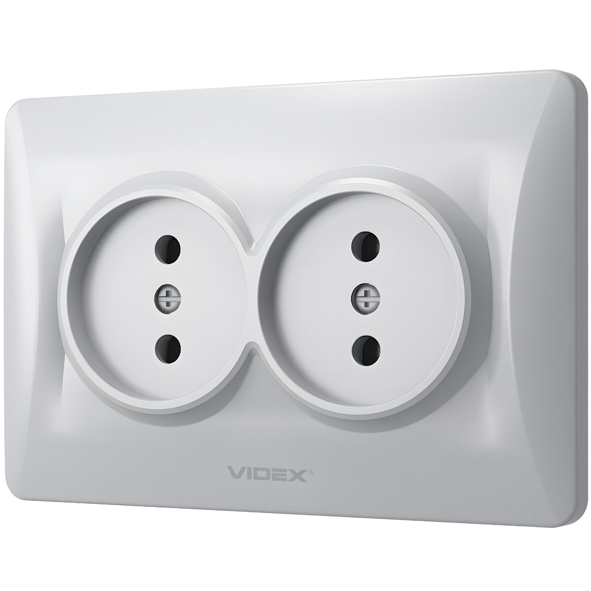 Двійна розетка з підвищеною вогнестійкістю VIDEX BINERA VF-BNSK2-SS срібляста Двійна розетка з підвищеною вогнестійкістю VIDEX BINERA VF-BNSK2-SS срібляста