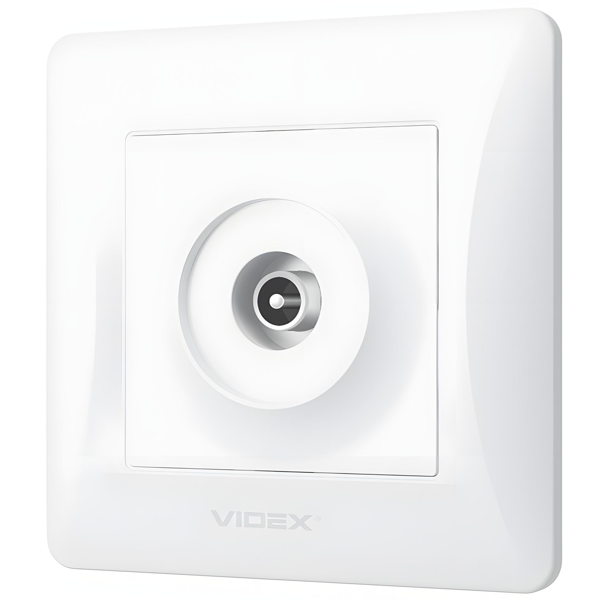 Телевізійна розетка TV VIDEX BINERA VF-BNSK1TVME-W біла Телевізійна розетка TV VIDEX BINERA VF-BNSK1TVME-W біла