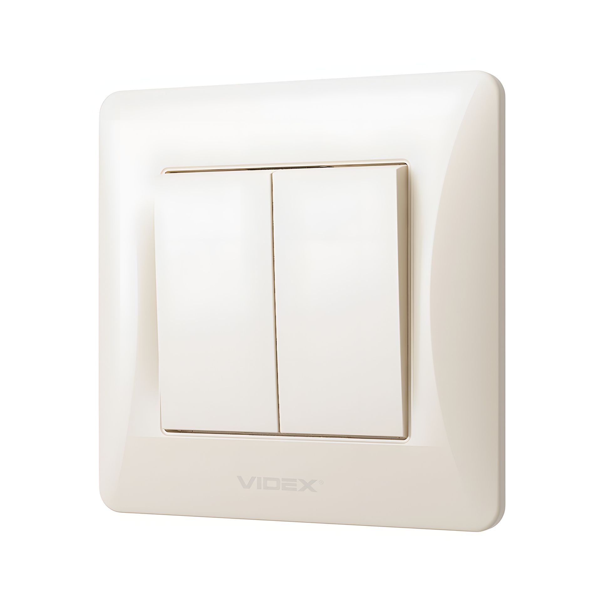 Выключатель 2-клавишный VIDEX BINERA VF-BNSW2-CR кремовый с повышенной огнеупорностью Выключатель 2-клавишный VIDEX BINERA VF-BNSW2-CR кремовый с повышенной огнеупорностью