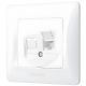 Розетка телефонна одинарна CAT3 VIDEX BINERA VF-BNSK1TF3-W біла Розетка телефонна одинарна CAT3 VIDEX BINERA VF-BNSK1TF3-W біла