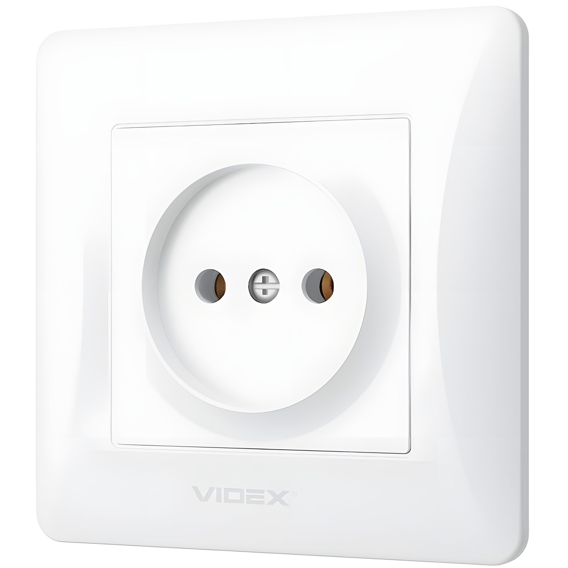 Розетка одинарна з підвищеною вогнетривкістю VIDEX BINERA VF-BNSK1-W біла Розетка одинарна з підвищеною вогнетривкістю VIDEX BINERA VF-BNSK1-W біла