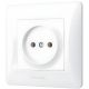 Белая одинарная розетка с повышенной огнеупорностью VIDEX BINERA VF-BNSK1-W Белая одинарная розетка с повышенной огнеупорностью VIDEX BINERA VF-BNSK1-W
