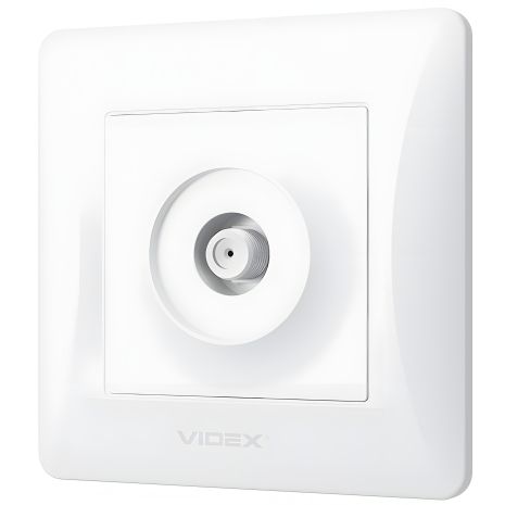 Спутниковая розетка VIDEX BINERA VF-BNSK1SATE-W, белая Спутниковая розетка VIDEX BINERA VF-BNSK1SATE-W, белая