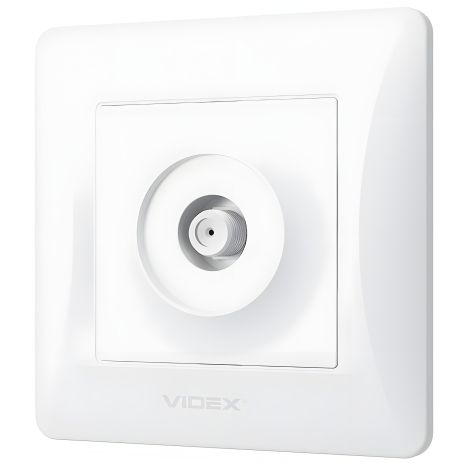 Спутниковая розетка VIDEX BINERA VF-BNSK1SATE-W, белая Спутниковая розетка VIDEX BINERA VF-BNSK1SATE-W, белая