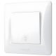 Прохідний вимикач із підвищеною вогнетривкістю VIDEX BINERA VF-BNSW1P-W білий