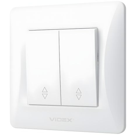 2-клавішний прохідний вимикач VIDEX BINERA VF-BNSW2P-W білий (з підвищеною вогнетривкістю) 2-клавішний прохідний вимикач VIDEX BINERA VF-BNSW2P-W білий (з підвищеною вогнетривкістю)
