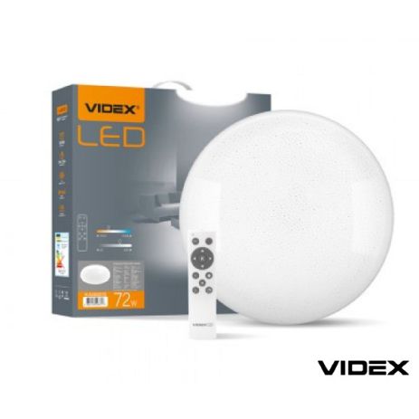 Светильник светодиодный функциональный VIDEX STAR 72W 2800-6200K 220V (VL-CLS1522-72) круглый с пультом