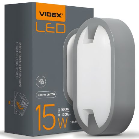 Защищенный уличный LED светильник VIDEX VL-BH12O-155 15W 5000K 220V