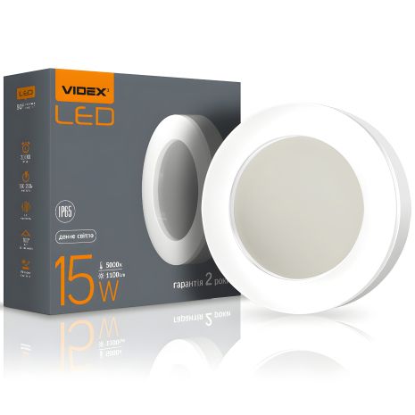 Уличный светильник VIDEX ART светодиодный круглый 15W 5000K 220V VL-BHFR-155 водо-, пылезащищенный