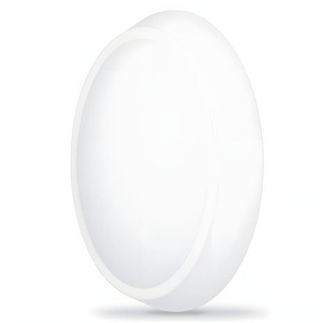 Уличный светильник с датчиком VIDEX VL-BHO-125PW-S 12W 5000K 220V овальный, белый