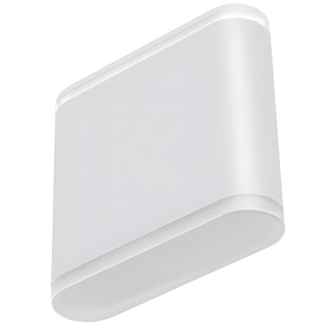 Двосторонній архітектурний світильник VIDEX VL-AR06-062W, IP54, 6W, 2700K, алюміній, білий