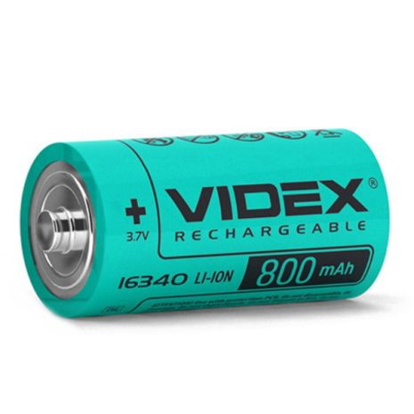 Аккумулятор литий-ионный Videx 16340 800mAh (23809)