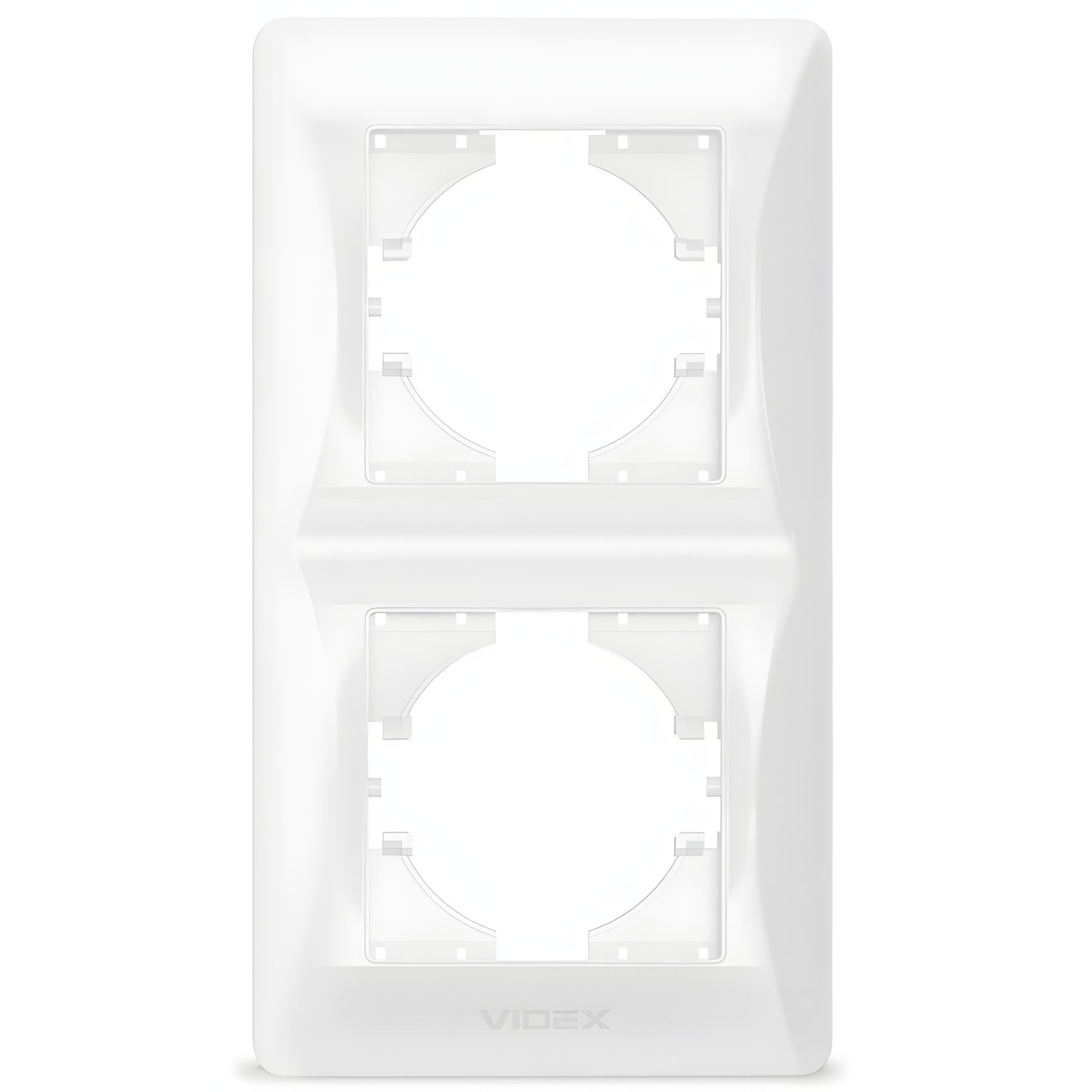 Рамка на 2 поста VIDEX BINERA VF-BNFR2V-W біла Рамка на 2 поста VIDEX BINERA VF-BNFR2V-W біла