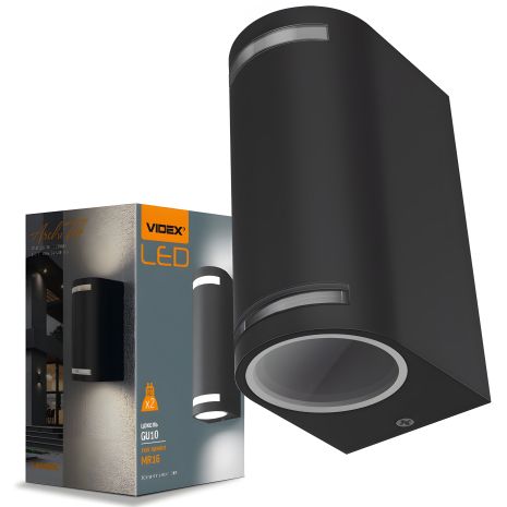 Архітектурно-декоративний LED-світильник VIDEX VL-AR022B GU10х2 IP54