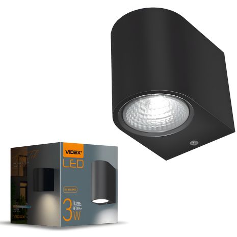 Архитектурный декоративный LED светильник VIDEX VL-AR031-032B 3W 2700K IP54