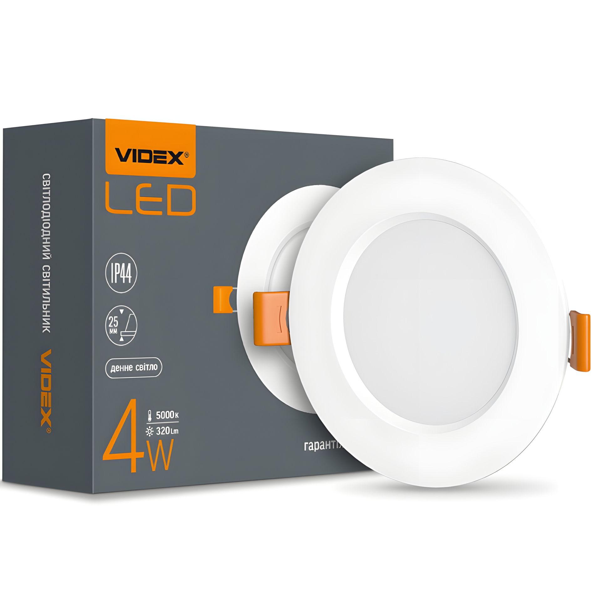 Точечный светильник VIDEX Back 4W 5000K VL-DLBR-045 встраиваемый круглый Точечный светильник VIDEX Back 4W 5000K VL-DLBR-045 встраиваемый круглый