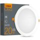 Встраиваемый круглый светильник VIDEX Back 20W 5000K VL-DLBR-205