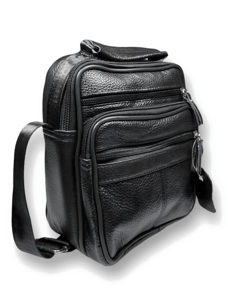 Чорна сумка через плече на 5 відділень, 3 л Чорна сумка через плече на 5 відділень, 3 л