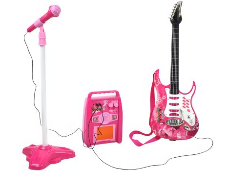 Комплект детской електро гитары с микрофоном и усилитель G4709 Комплект детской електро гитары с микрофоном и усилитель G4709