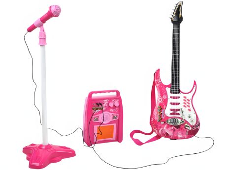 Дитяча електро гітара з мікрофоном та підсилювачем G4709 Дитяча електро гітара з мікрофоном та підсилювачем G4709