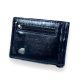 Чоловічий шкіряний гаманець-затискач чорного кольору Чоловічий шкіряний гаманець-затискач чорного кольору