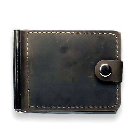 Ручной кошелек-зажим BagWay, темно-коричневая экокожа Ручной кошелек-зажим BagWay, темно-коричневая экокожа