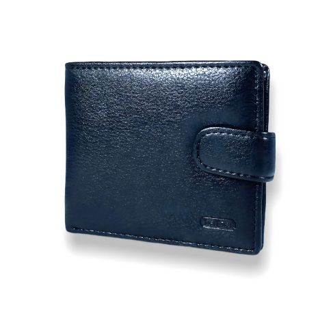 Чоловічий гаманець з затискачем для купюр, шкірозамінник, чорний Чоловічий гаманець з затискачем для купюр, шкірозамінник, чорний