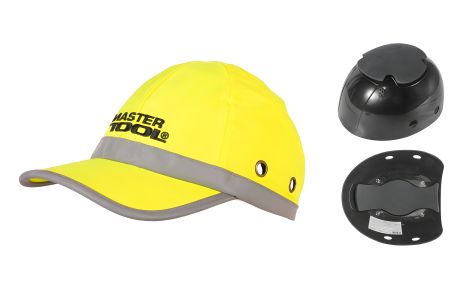 Бавовняна захисна каскетка ABS EVA-54-59 II-EN 812 лимонна MASTERTOOL 81-2004