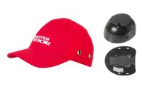 MASTERTOOL 81-2003 каскетка захисна бавовняна ABS EVA-54-59 II-EN 812 (червона)