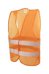 Світловідбивний жилет безпеки II-EN ISO 13688 EN ISO 20471 XL помаранчевий MASTERTOOL 83-0002