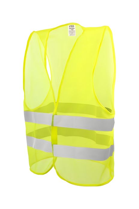 Світловідбивний жилет безпеки II-EN ISO 13688 EN ISO 20471 XXL лимонний MASTERTOOL 83-0003