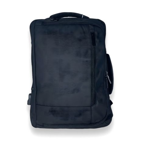 Міський рюкзак 13 л з USB-кабелем і чорним кольором