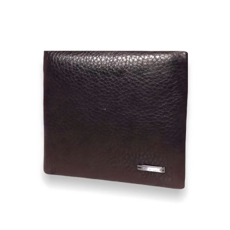 Чоловічий шкіряний гаманець коричневого кольору з магнітною застібкою