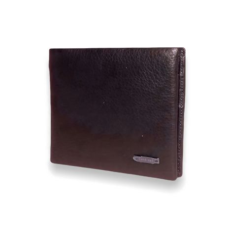 Чоловічий гаманець з трьома відділами для купюр, колір коричневий Чоловічий гаманець з трьома відділами для купюр, колір коричневий