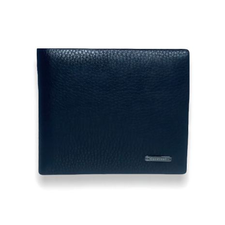 Компактный кожаный кошелек Cardinal, мужской, черный