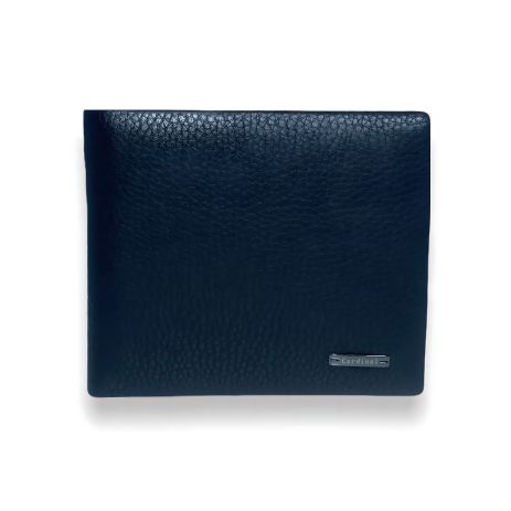 Компактный кожаный кошелек Cardinal, мужской, черный