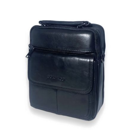 Сумка мужская из кожи через плечо