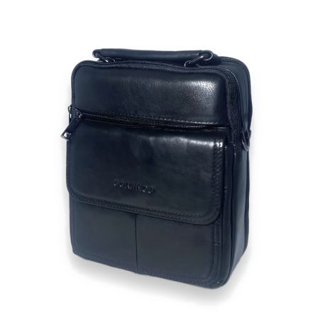Сумка мужская из кожи через плечо