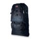 Рюкзак туристический на 35 л с расширением, один отдел, 3 фронтальных кармана, черный