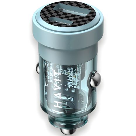Автозарядное устройство HAVIT HV-CC2016 12-24 В 30Вт USB+USB-C