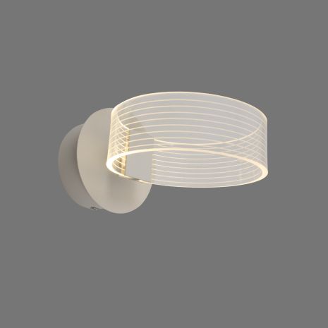 Настінне світлодіодне бра Sirius N 3705-1 WHITE (12W) Настінне світлодіодне бра Sirius N 3705-1 WHITE (12W)