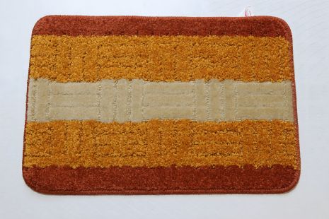 Килимок для ванної/туалету 40x60 см "Комфорт" Vonaldi 2518/orange
