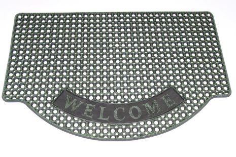 Захисний гумовий килимок, кольорові соти, 80*120 см, Зелений